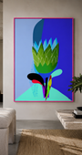 Protea Punch Art Print