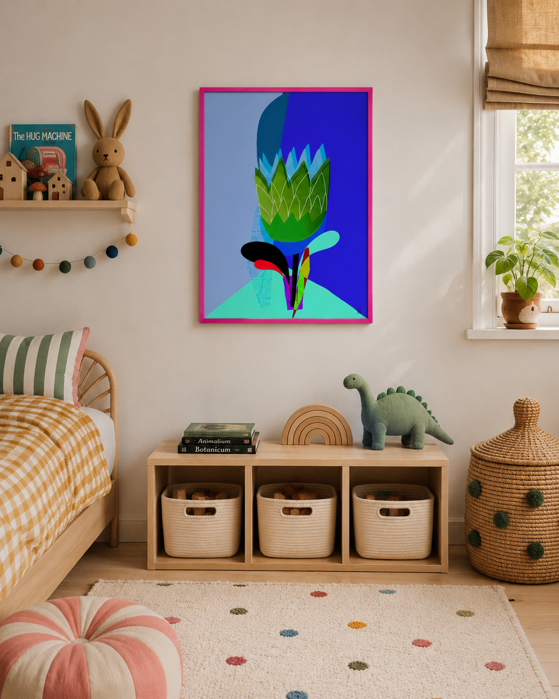 Protea Punch Art Print